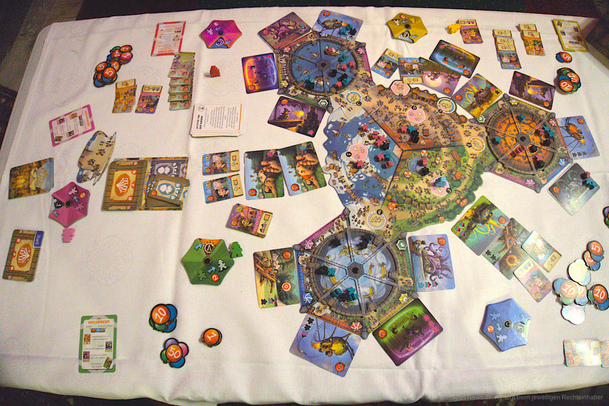 Fabelland Draufsicht Spielaufbau