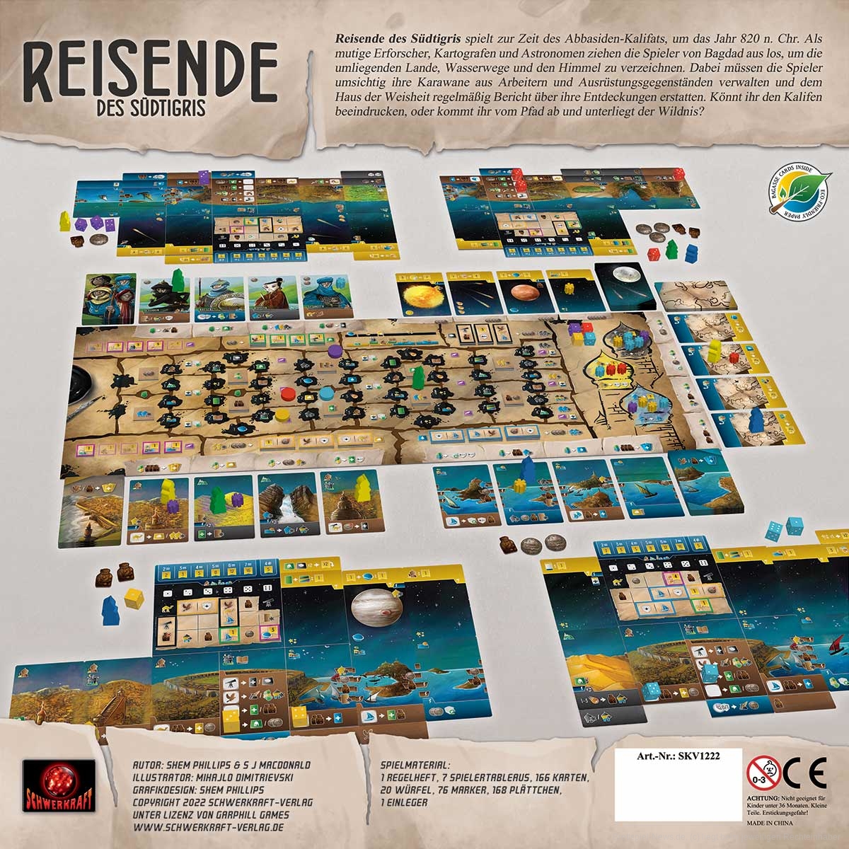 Reisende des S dtigris Schachtelr ckseite