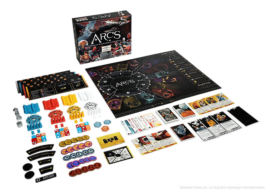 Arcs Game Components
