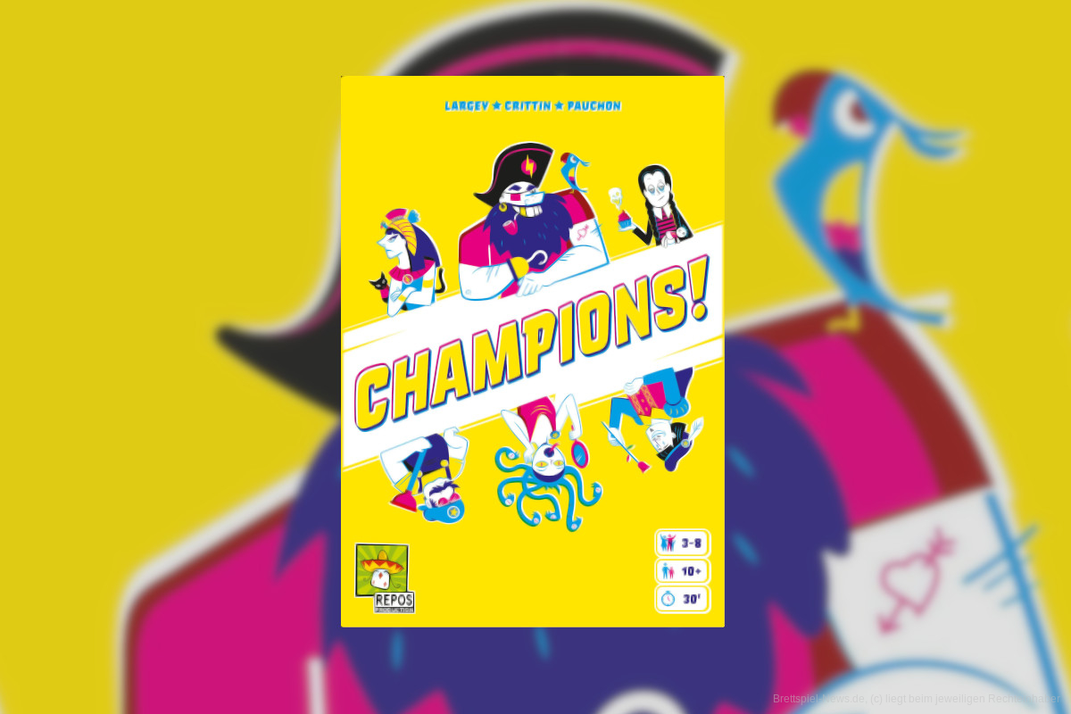 Asmodee und Repos Production kündigen Champions! an, das neue lustige Partyspiel für den Sommer 2023