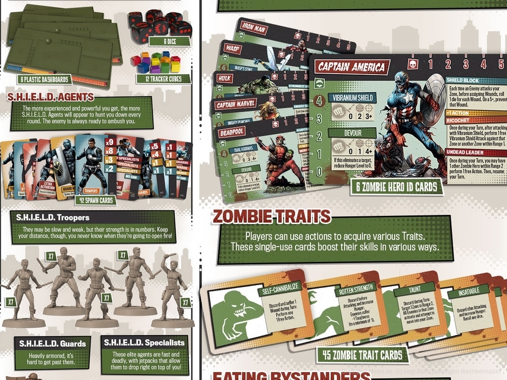 Zombicide Spielmaterial