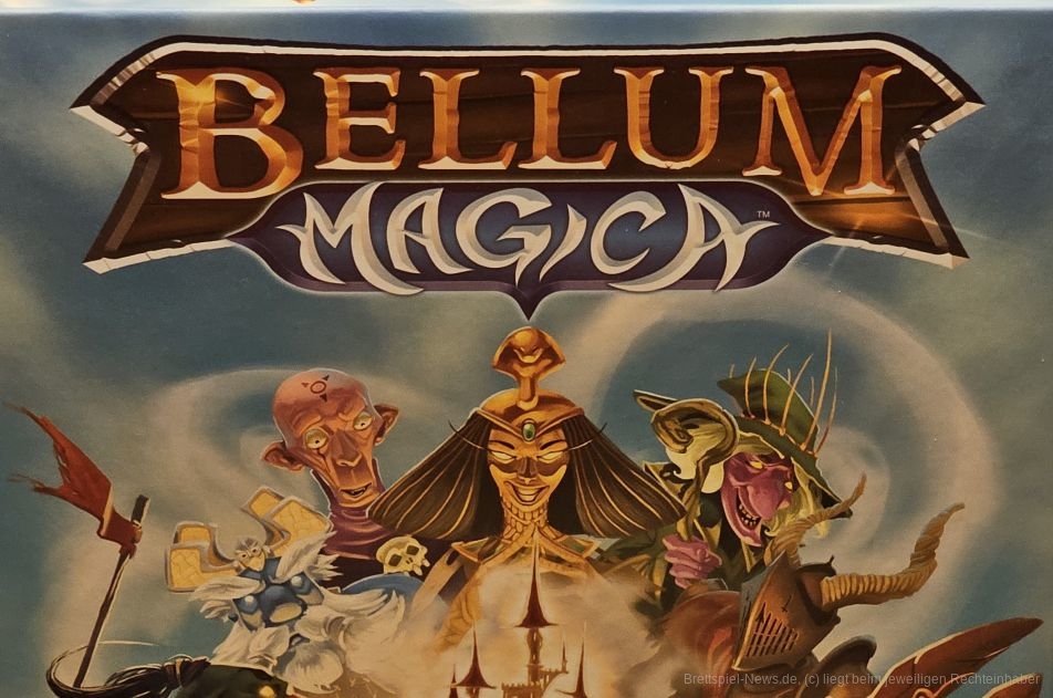 "Bellum Magica" ist ein glückslastiger Tableau-Builder für 2–5 Personen ab 8 Jahren mit einer Spieldauer von 20–45 Minuten, in dem wir als böser Lord versuchen, die meisten Reichtümer anzuhäufen, indem wir mit unseren Horden das Menschenreich und auch die anderen Lords ausrauben.