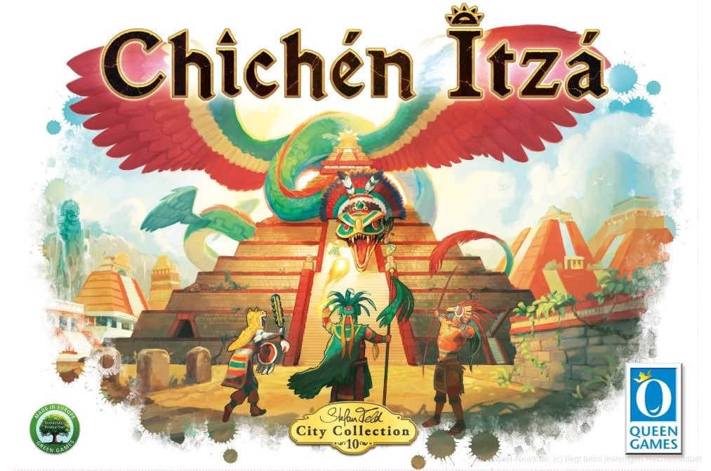 "Chichén Itzá" ist ein Hybrid aus Eurogame- und Ameritrash-Spielen für 2–4 Personen ab 12 Jahren mit einer Spieldauer von 90–150 Minuten, in dem wir durch das Besiegen von Monstern, Gebietskontrolle und dem Sammeln von Edelsteinen versuchen, die meisten Siegpunkte zu erlangen.