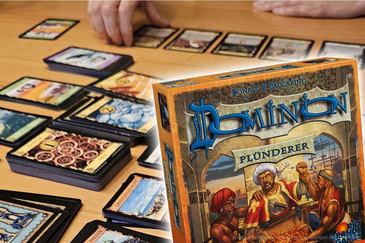 "Dominion: Plünderer" ist eine Erweiterung für "Dominion" und erweitert das Deckbauspiel um eine riesige Menge Geldkarten und passt thematisch wunderbar zur Erweiterung "Seaside".