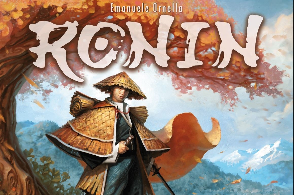 "Ronin" ist ein Set-Collection- und Area-Majority-Spiel für 2–5 Personen ab 10 Jahren mit einer Spieldauer von 60–90 Minuten, in dem wir versuchen, mit unseren Ronin den meisten Einfluss auf Gebiete auszuüben, um Waren zu erhalten, mit denen wir Aufträge erfüllen.