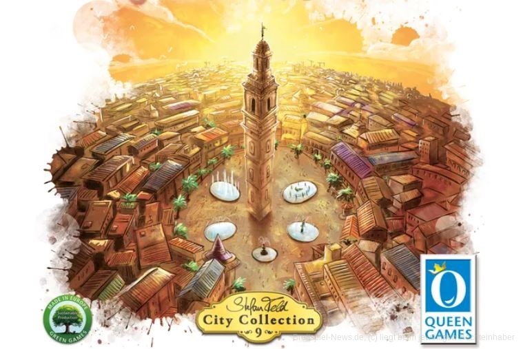 "Valencia" ist ein Bietspiel mit Push-Your-Luck- und Area-Majority-Elementen für 2–5 Personen ab 12 Jahren mit einer Spieldauer von 60–120 Minuten, in dem wir Waren ersteigern, verkaufen und Gebiete in Valencia kontrollieren wollen.