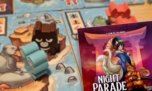 Night Parade - Knuffiges und konfrontatives Area-Control-Spiel