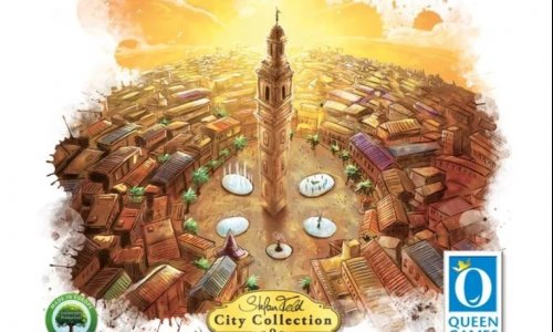 Valencia von Stefan Feld schon als Prototyp auf dem Tisch 